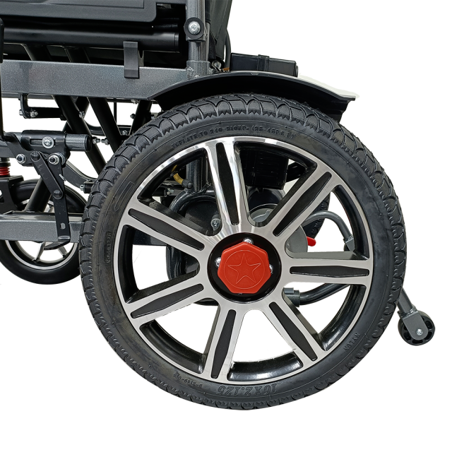 KS602B Premium Flash Gray Electric Wheelchair