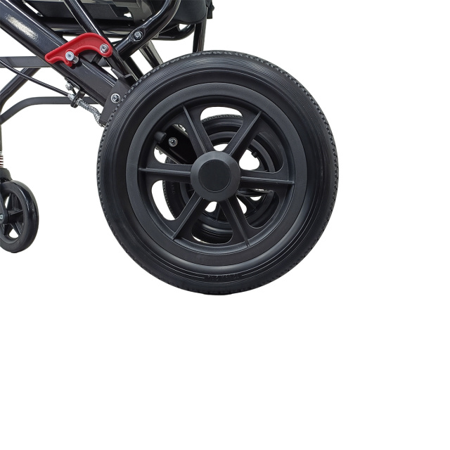KS-200 Lightweight Foldable Manual Caregiving Wheelchair