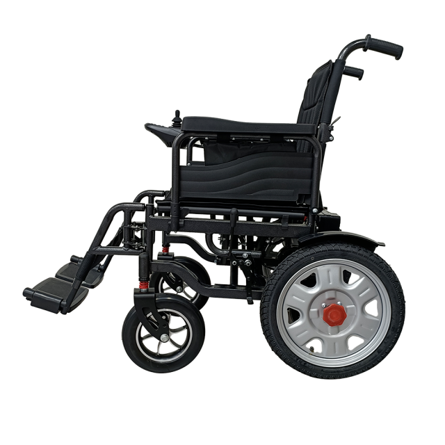 Clutch 601A Upgraded Model, Sand Texture Black Electric Wheelchair