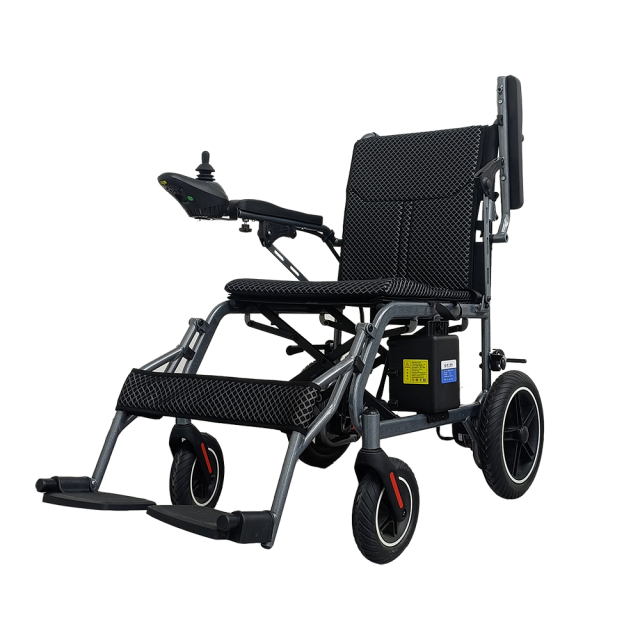 KS600B Upgraded Model, Flash Gray Electric Wheelchair