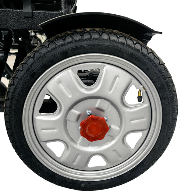 Clutch 601A Upgraded Model, Sand Texture Black Electric Wheelchair