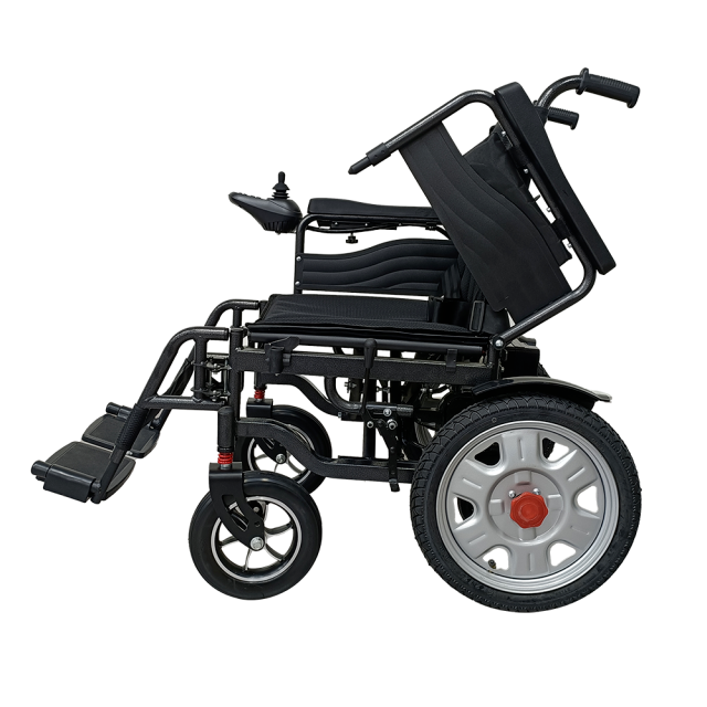 Clutch 601A Upgraded Model, Sand Texture Black Electric Wheelchair