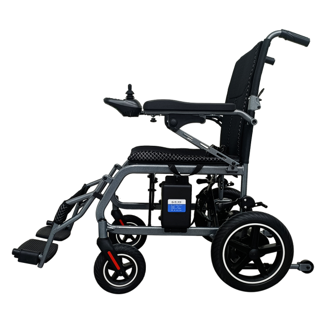 KS600B Upgraded Model, Flash Gray Electric Wheelchair
