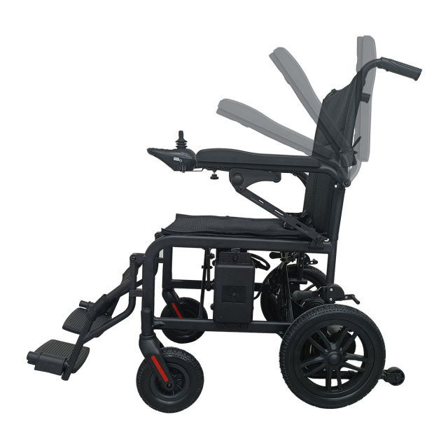 KS600A Sand Texture Black Lightweight Electric Wheelchair